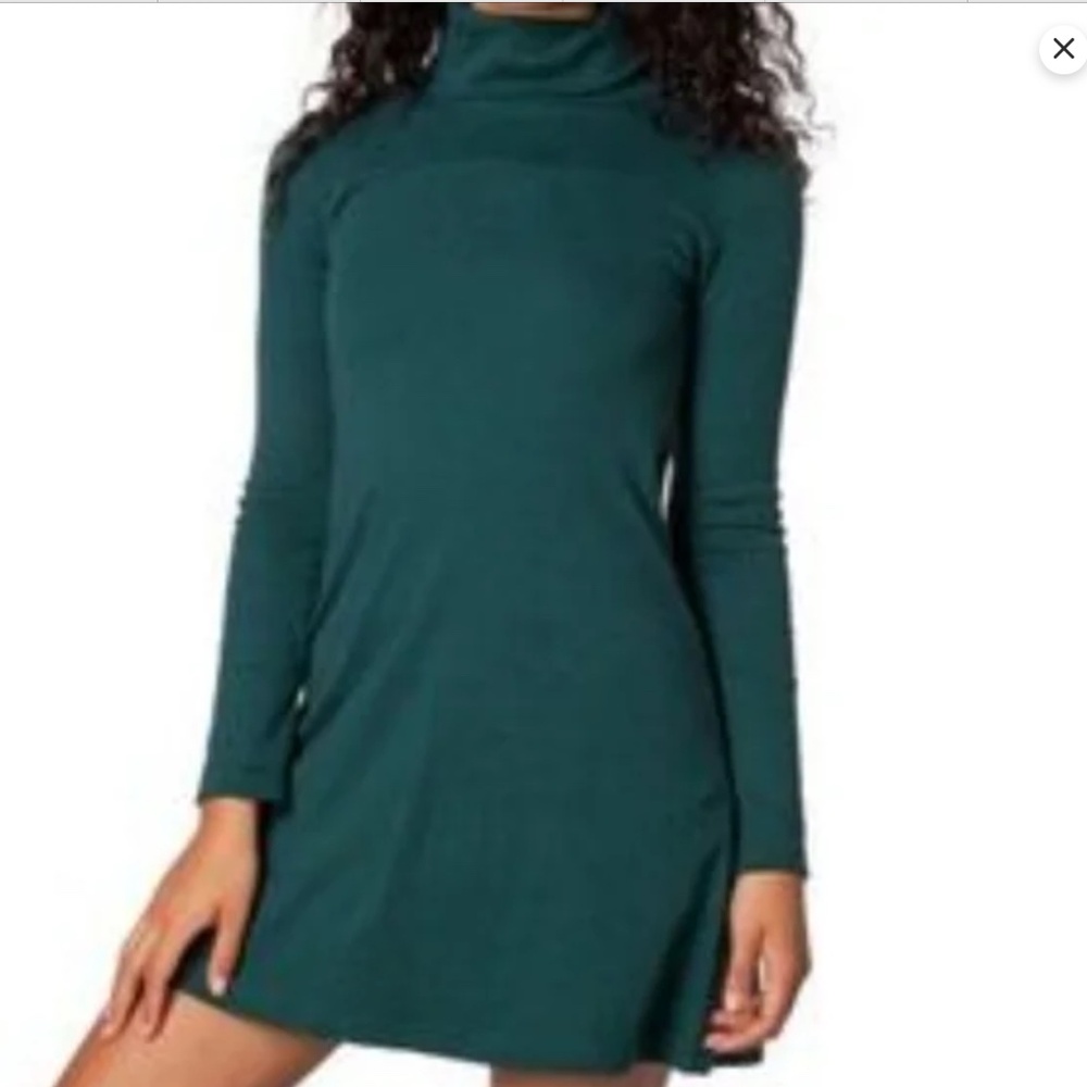 American Apparel interlock turtleneck tent MINI dress